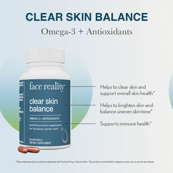 Clear Skin Balance Supplement at Facial Studio Magdalena in Chicago IL