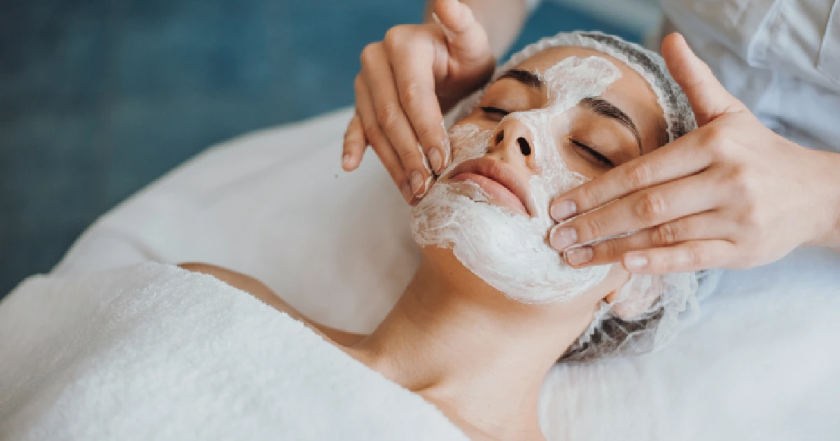A woman receiving Standard Facials in Chicago, IL